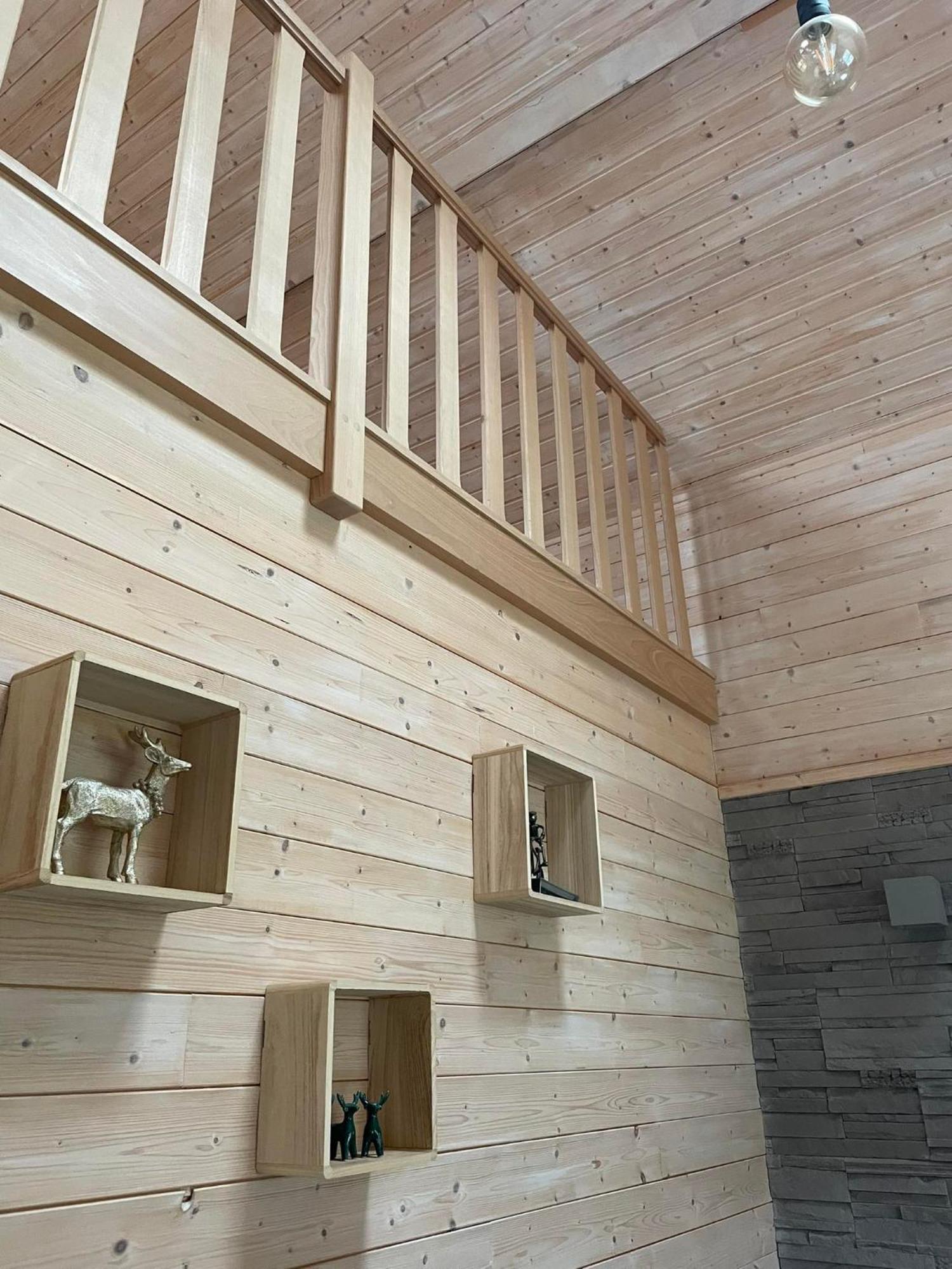Chalet Tjaffers Lodge Durbuy Bagian luar foto